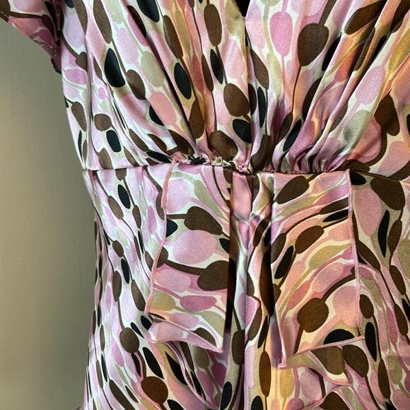 Y2K 90s MSK XL Silkie Pull Over Short Flutter Sleeve Top Whimsy Fairy Coquette - Picture 4 of 10